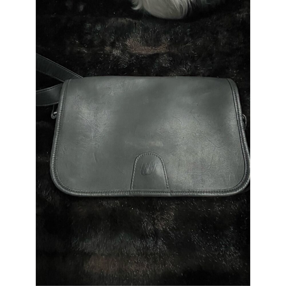 Werner's  GENUINE LEATHER FLAP SHOULDER BAG XBODY MESSENGER PURSE